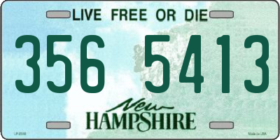 NH license plate 3565413