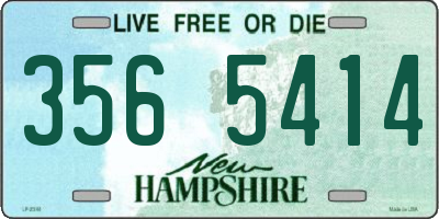 NH license plate 3565414