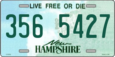 NH license plate 3565427