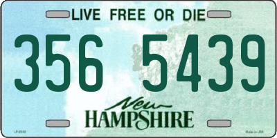 NH license plate 3565439