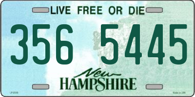 NH license plate 3565445