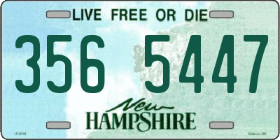 NH license plate 3565447