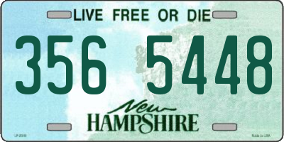 NH license plate 3565448