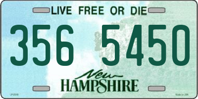 NH license plate 3565450