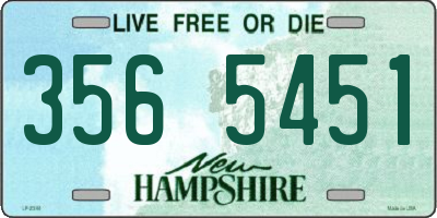 NH license plate 3565451