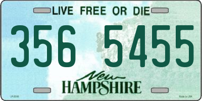 NH license plate 3565455