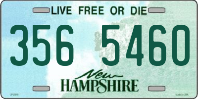 NH license plate 3565460