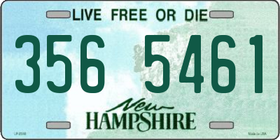 NH license plate 3565461