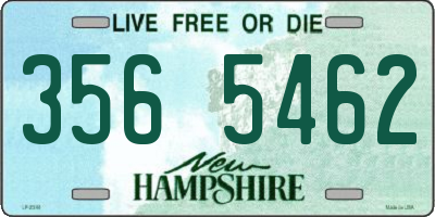 NH license plate 3565462