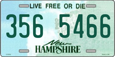 NH license plate 3565466