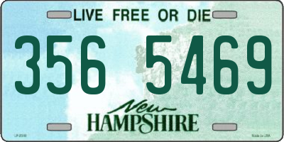 NH license plate 3565469
