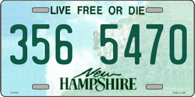 NH license plate 3565470