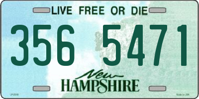 NH license plate 3565471