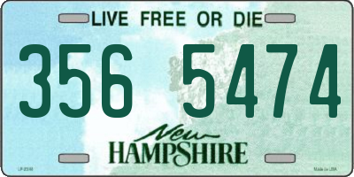 NH license plate 3565474