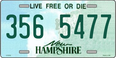NH license plate 3565477