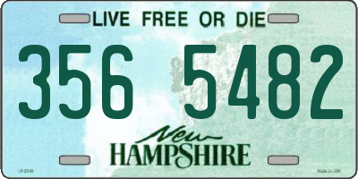 NH license plate 3565482