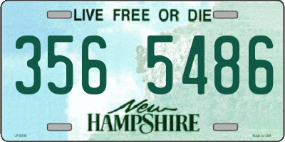 NH license plate 3565486