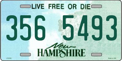 NH license plate 3565493