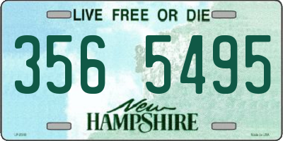 NH license plate 3565495