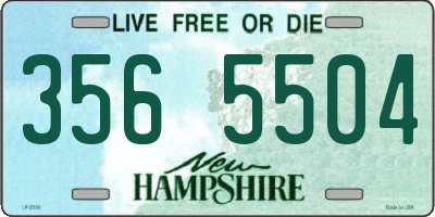 NH license plate 3565504