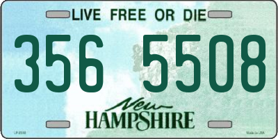 NH license plate 3565508