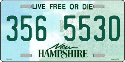 NH license plate 3565530