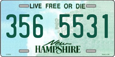 NH license plate 3565531
