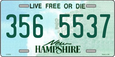 NH license plate 3565537