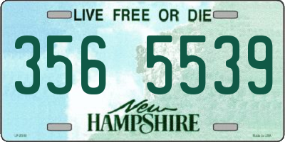 NH license plate 3565539