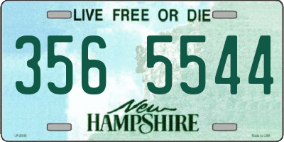 NH license plate 3565544