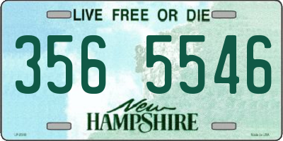 NH license plate 3565546