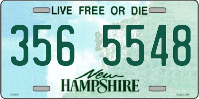 NH license plate 3565548