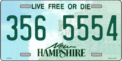 NH license plate 3565554