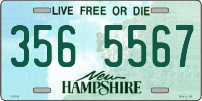 NH license plate 3565567