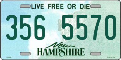 NH license plate 3565570