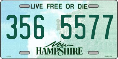 NH license plate 3565577