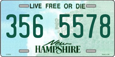 NH license plate 3565578