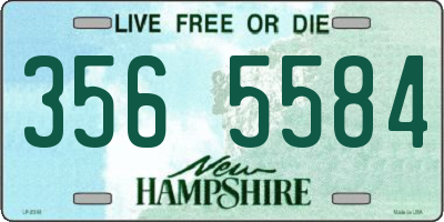 NH license plate 3565584