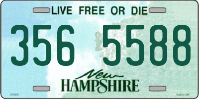 NH license plate 3565588