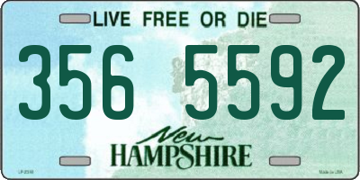 NH license plate 3565592