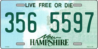 NH license plate 3565597