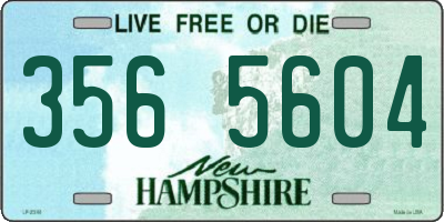 NH license plate 3565604