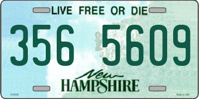 NH license plate 3565609