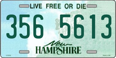 NH license plate 3565613