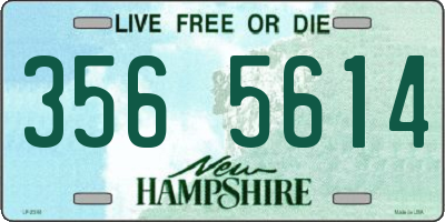 NH license plate 3565614
