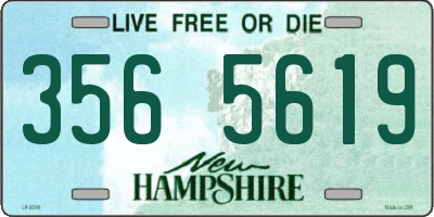 NH license plate 3565619