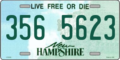 NH license plate 3565623