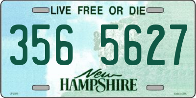 NH license plate 3565627