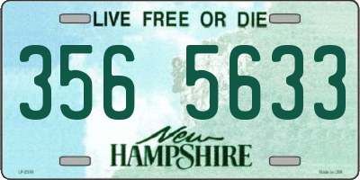 NH license plate 3565633