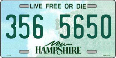 NH license plate 3565650
